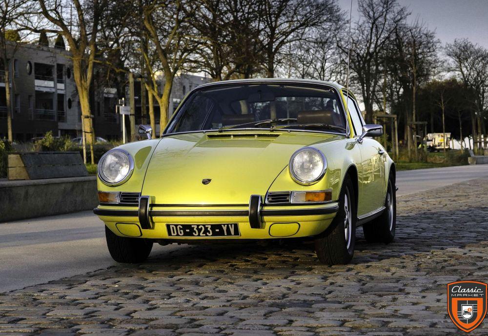 A vendre 911 T 2.4 Jaune