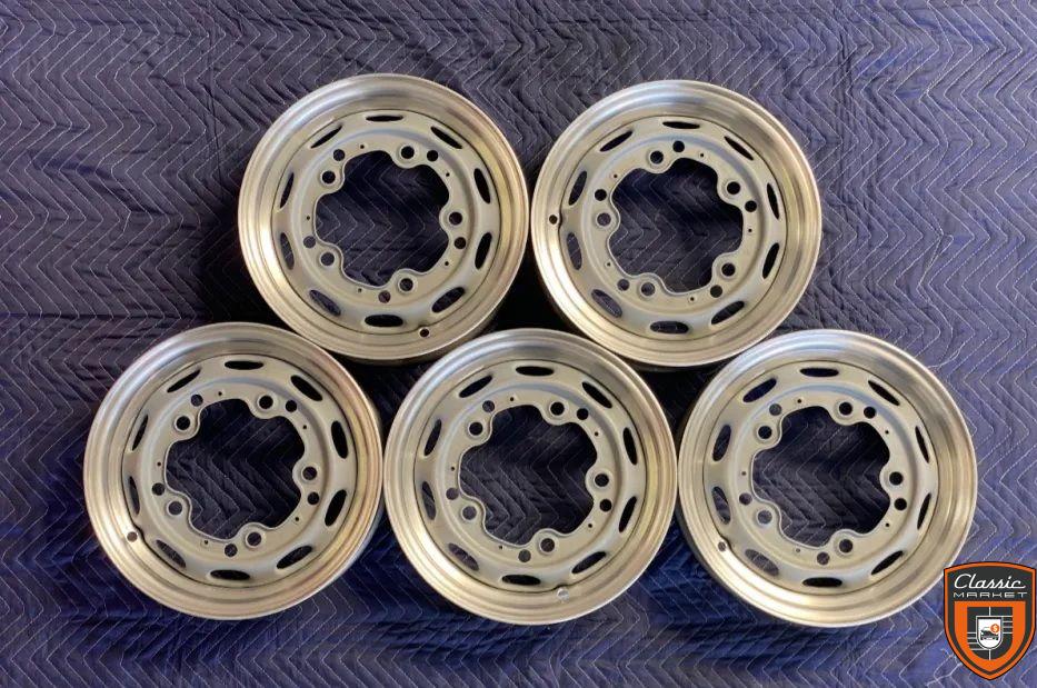Alloy 15×4.5″ KPZ Wheels and GT-Spec Drum Brakes for Porsche 356