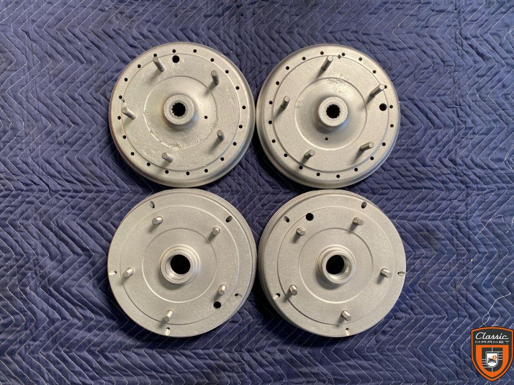 Alloy 15×4.5″ KPZ Wheels and GT-Spec Drum Brakes for Porsche 356