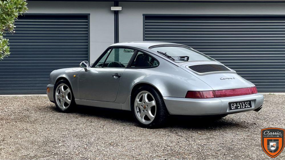 Rare Porsche 911 type 964 Carrera 2 Phase 2 BVM TO Carnet Peinture complète Service Entretien CP