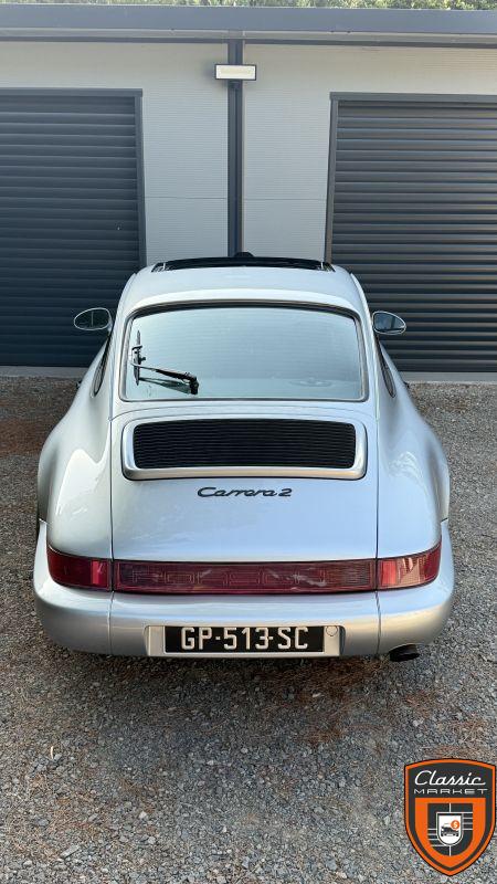 Rare Porsche 911 type 964 Carrera 2 Phase 2 BVM TO Carnet Peinture complète Service Entretien CP