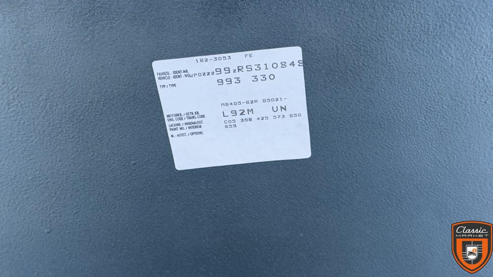 Superbe 911 993 CARRERA 2 BVM 6 COURTE SONAUTO CARNET 100% CENTRES PORSCHE