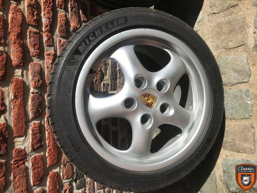 Jantes Porsche cup II 993 + pneus Michelin PS4 neufs