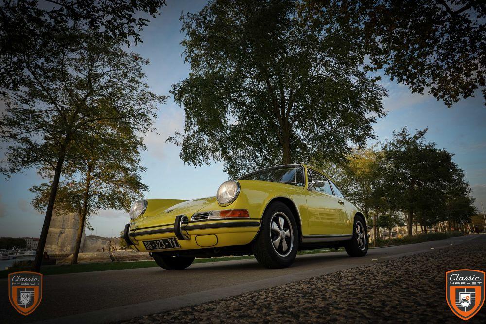 A vendre 911 T 2.4 Jaune